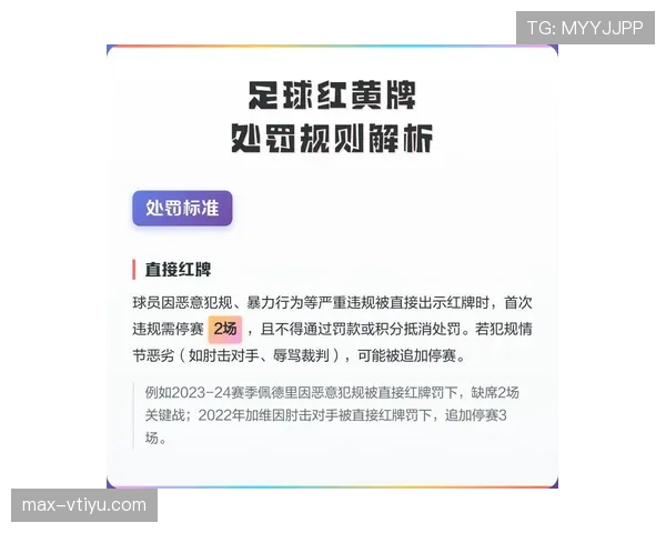 红牌停赛规则详解：处罚条件与复出时间判定标准